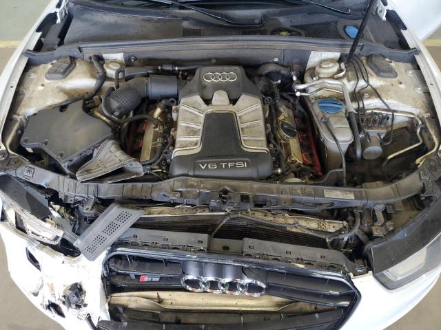 WAUGGAFR9EA068527 - 2014 AUDI S5 PREMIUM PLUS თეთრი ფოტო 11