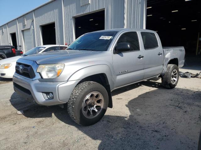5TFJU4GN0EX058836 - 2014 TOYOTA TACOMA DOUBLE CAB PRERUNNER SILVER photo 1
