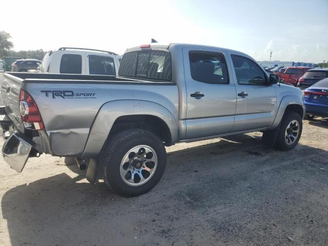 5TFJU4GN0EX058836 - 2014 TOYOTA TACOMA DOUBLE CAB PRERUNNER SILVER photo 3