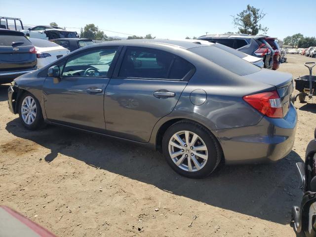 2HGFB2F94CH504557 - 2012 HONDA CIVIC EXL CHARCOAL photo 2