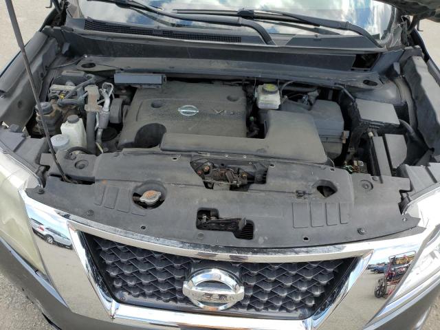 5N1AR2MM9FC624336 - 2015 NISSAN PATHFINDER S GRAY photo 12