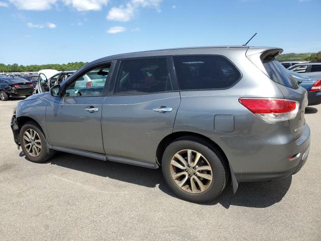 5N1AR2MM9FC624336 - 2015 NISSAN PATHFINDER S GRAY photo 2