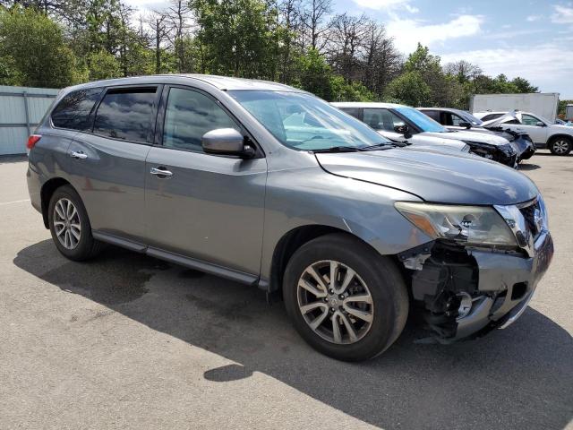 5N1AR2MM9FC624336 - 2015 NISSAN PATHFINDER S GRAY photo 4
