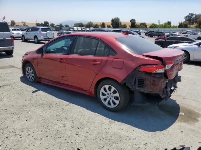 JTDEPRAE9LJ052404 - 2020 TOYOTA COROLLA LE RED photo 2