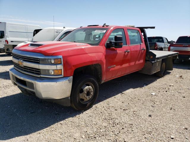 1GB4CYCY6JF177504 - 2018 CHEVROLET SILVERADO C3500 RED photo 1