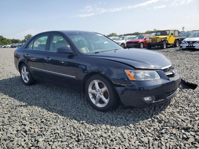 5NPEU46F68H317700 - 2008 HYUNDAI SONATA SE BLUE photo 4