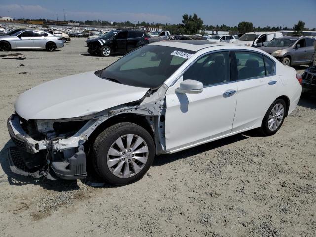 1HGCR3F88EA036670 - 2014 HONDA ACCORD EXL WHITE photo 1