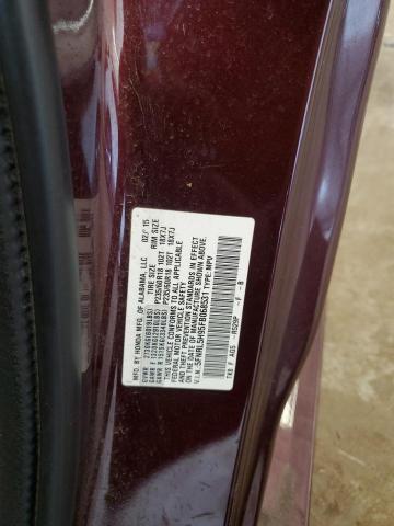 5FNRL5H95FB068531 - 2015 HONDA ODYSSEY TOURING 勃艮第红 照片 14