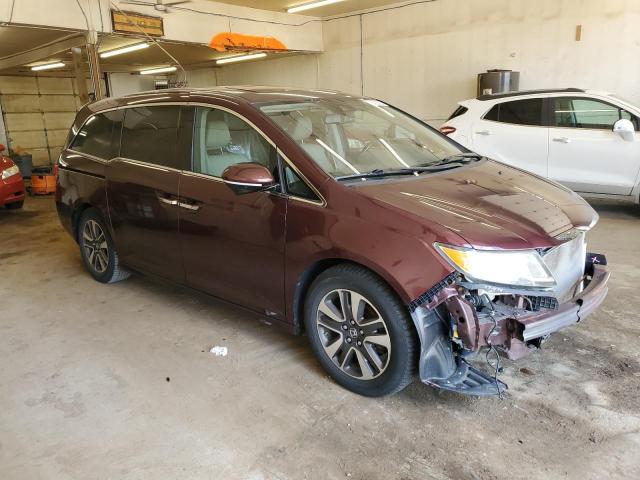 5FNRL5H95FB068531 - 2015 HONDA ODYSSEY TOURING 勃艮第红 照片 4