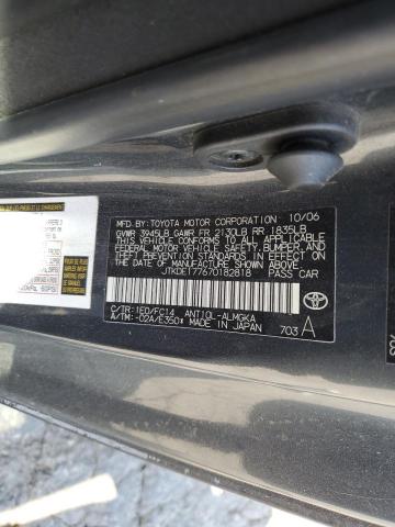 JTKDE177670182818 - 2007 TOYOTA SCION TC 黑色 照片 12