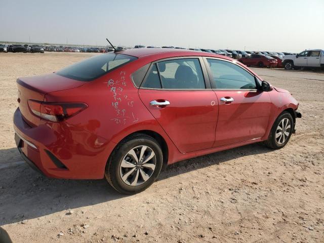 3KPA24AD9PE572256 - 2023 KIA RIO LX RED photo 3