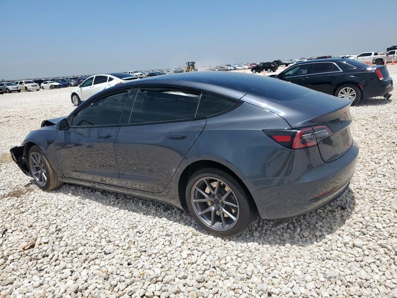 5YJ3E1EA3PF668540 - 2023 TESLA MODEL 3 GRAY photo 2