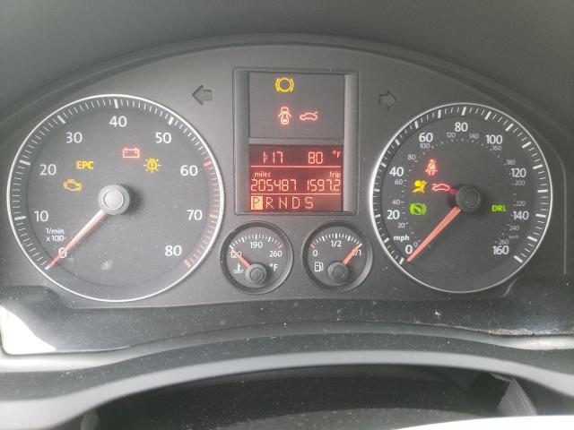 3VWEF71K67M202049 - 2007 VOLKSWAGEN JETTA WOLFSBURG 灰色 照片 9