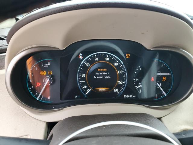 1G4GB5G37GF131922 - 2016 BUICK LACROSSE SILVER photo 9