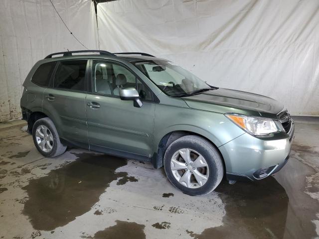 JF2SJADC8FH496192 - 2015 SUBARU FORESTER 2.5I PREMIUM GREEN photo 4