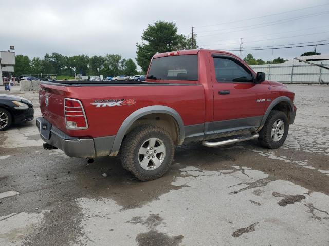 3D7JV1ET5AG191965 - 2010 DODGE RAM 1500 MAROON photo 3