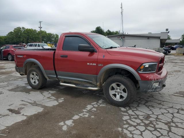 3D7JV1ET5AG191965 - 2010 DODGE RAM 1500 MAROON photo 4