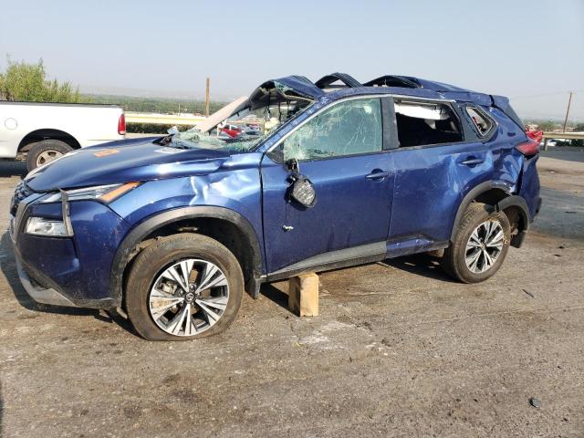 JN8AT3BB6MW230161 - 2021 NISSAN ROGUE SV BLUE photo 1