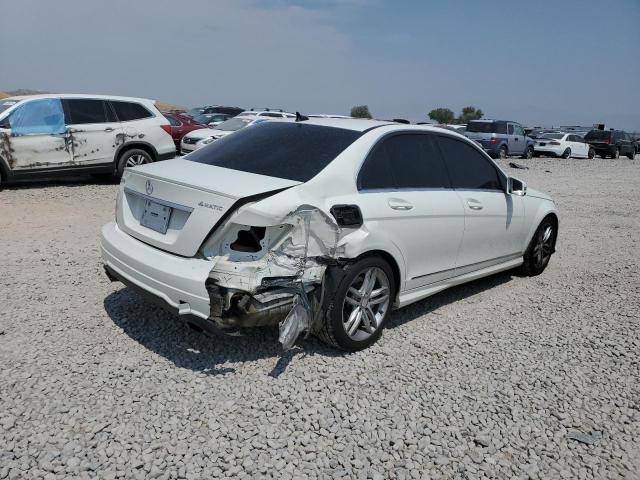 WDDGF8BB8CA597185 - 2012 MERCEDES-BENZ C 300 4MATIC WHITE photo 3