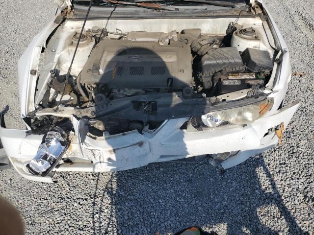 KMHDN46D46U316129 - 2006 HYUNDAI ELANTRA GLS WHITE photo 11