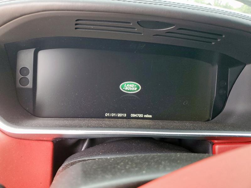 SALWV2TF1EA372786 - 2014 LAND ROVER RANGE ROVE AUTOBIOGRAPHY BLACK photo 9