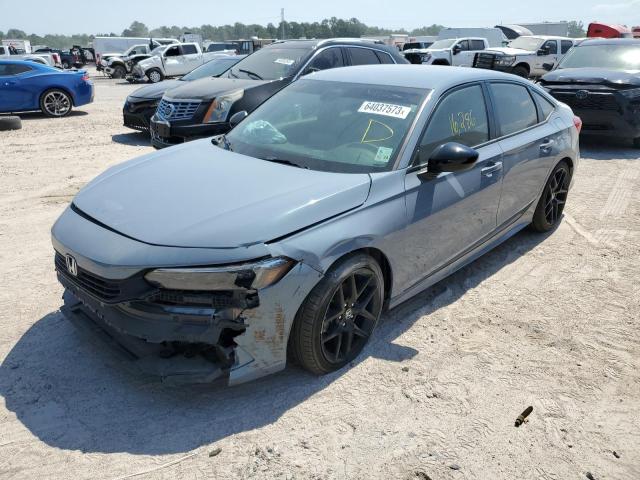 2HGFE2F56NH565884 - 2022 HONDA CIVIC SPORT 蓝色 照片 1