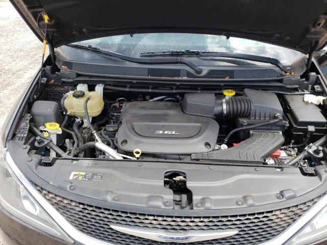 2C4RC1BG2HR752752 - 2017 CHRYSLER PACIFICA TOURING L Սև լուսանկար 12