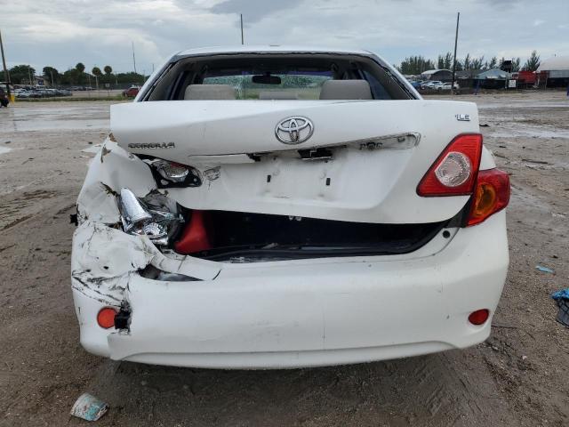 JTDBL40E599087955 - 2009 TOYOTA COROLLA BASE WHITE photo 6