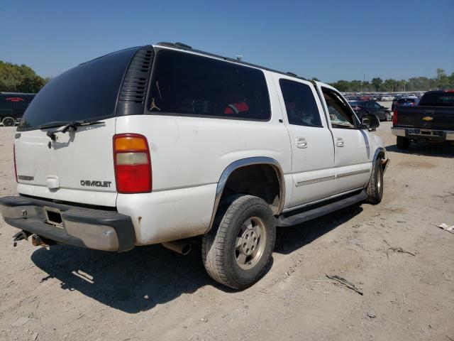 3GNEC16T21G229692 - 2001 CHEVROLET SUBURBAN C1500 WHITE photo 4