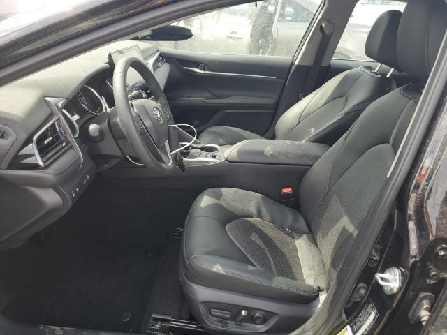4T1F11AKXRU233804 - 2024 TOYOTA CAMRY XLE BLACK photo 7