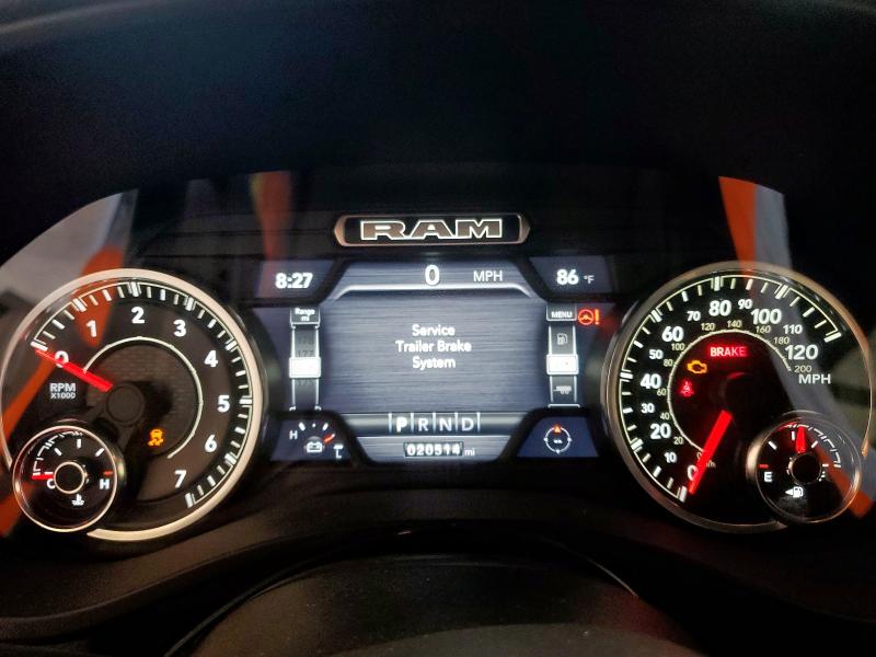 1C6RREBT7NN173310 - 2022 RAM 1500 BIG HORN/LONE STAR WHITE photo 9