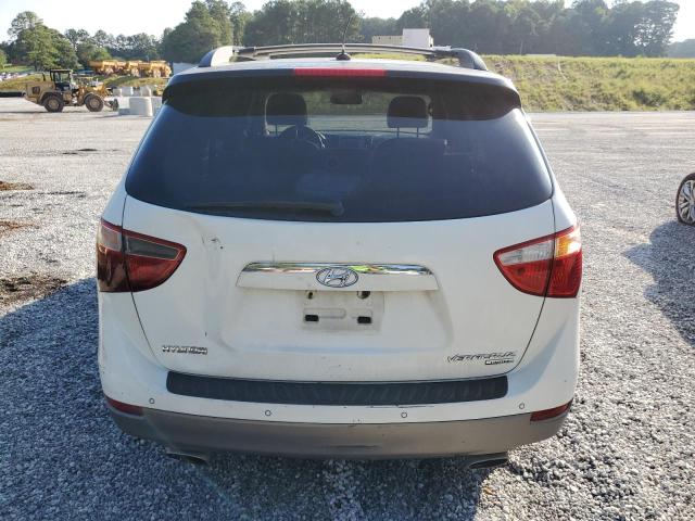 KM8NU4CC1AU104395 - 2010 HYUNDAI VERACRUZ GLS WHITE photo 6