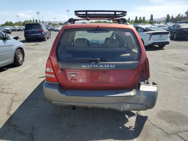 JF1SG67615H708533 - 2005 SUBARU FORESTER 2.5XS LL BEAN RED photo 6