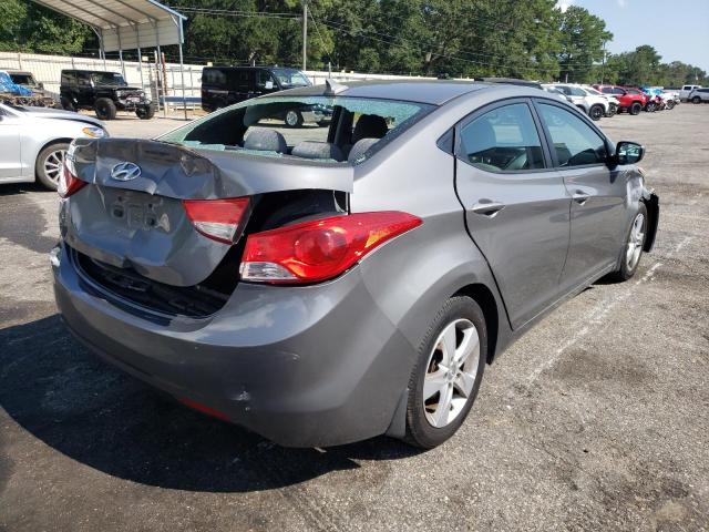 5NPDH4AE2DH315161 - 2013 HYUNDAI ELANTRA GLS GRAY photo 3