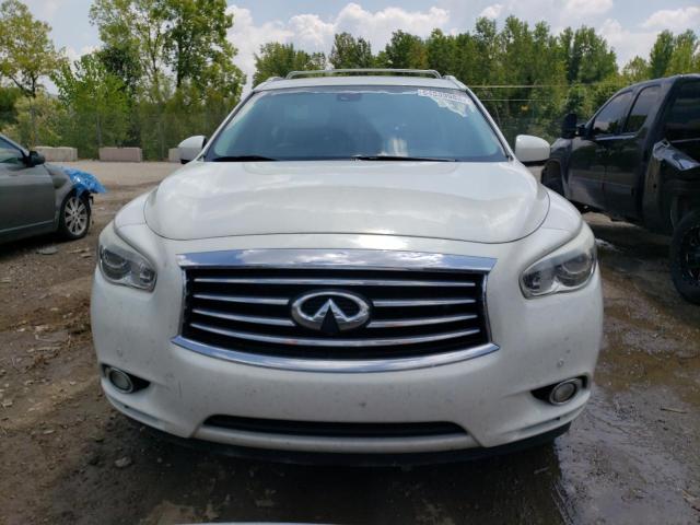 5N1AL0MMXEC547965 - 2014 INFINITI QX60 WHITE photo 5