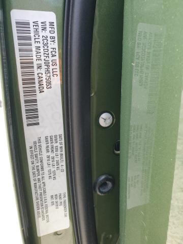 2C3CDZFJ0PH575053 - 2023 DODGE CHALLENGER R/T SCAT PACK GREEN photo 12