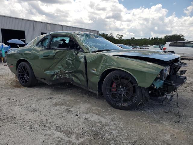 2C3CDZFJ0PH575053 - 2023 DODGE CHALLENGER R/T SCAT PACK GREEN photo 4