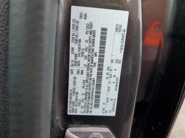 5LMCJ3D91HUL12491 - 2017 LINCOLN MKC RESERVE Negro foto 12