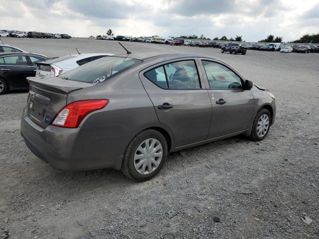 3N1CN7AP0FL885091 - 2015 NISSAN VERSA S GRAY photo 3