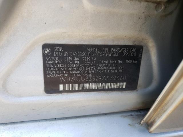 WBAUU33529A539660 - 2009 BMW 328 XIT SILVER photo 12