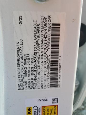 19UDE4H68RA021772 - 2024 ACURA INTEGRA A-SPEC TECH WHITE photo 12