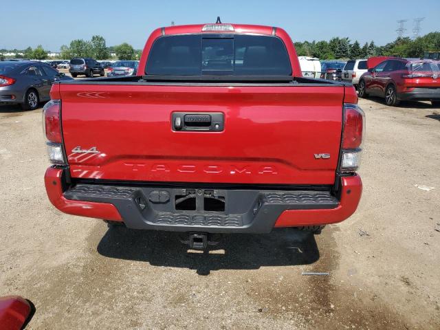3TMGZ5AN4MM435182 - 2021 TOYOTA TACOMA DOUBLE CAB RED photo 6