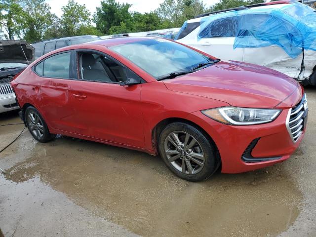 5NPD84LF6HH031270 - 2017 HYUNDAI ELANTRA LI SE RED photo 4