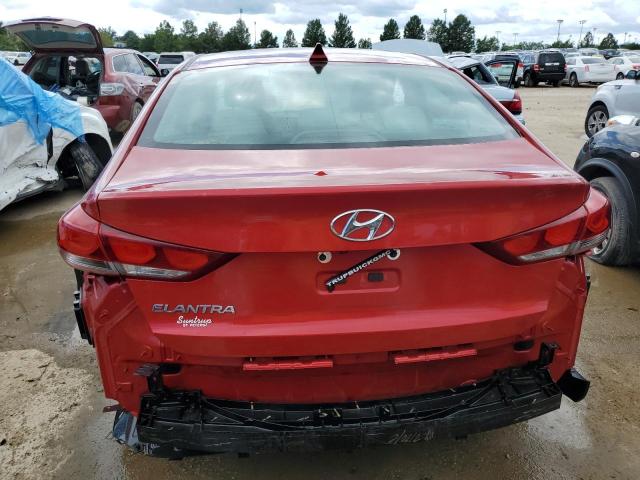 5NPD84LF6HH031270 - 2017 HYUNDAI ELANTRA LI SE RED photo 6