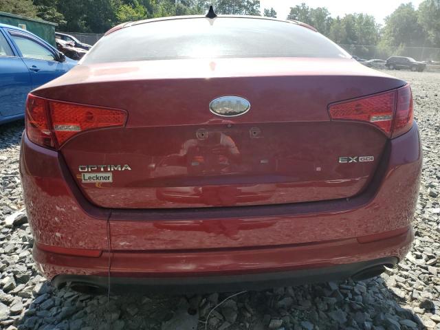 5XXGN4A71DG213725 - 2013 KIA OPTIMA EX RED photo 6