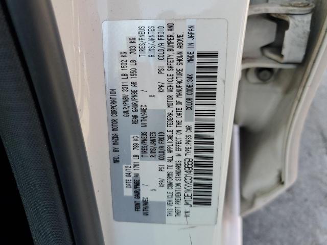 JM1DE1KYXC0149659 - 2012 MAZDA MAZDA2 PINK photo 12