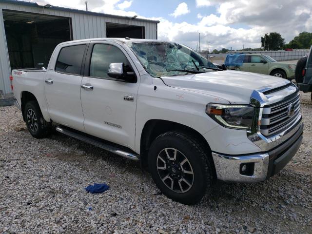 5TFHY5F12KX817490 - 2019 TOYOTA TUNDRA CREWMAX LIMITED WHITE photo 4