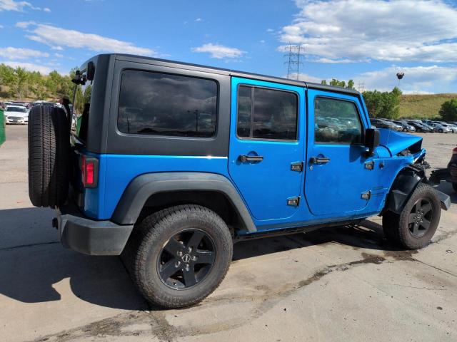 1C4BJWDG4GL133854 - 2016 JEEP WRANGLER U SPORT Կապույտ լուսանկար 3