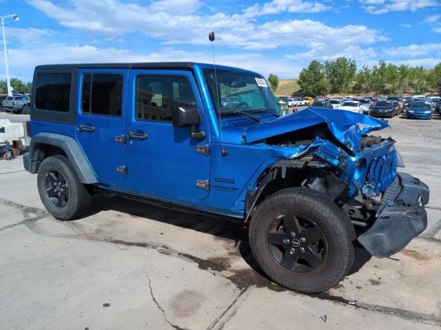 1C4BJWDG4GL133854 - 2016 JEEP WRANGLER U SPORT Կապույտ լուսանկար 4