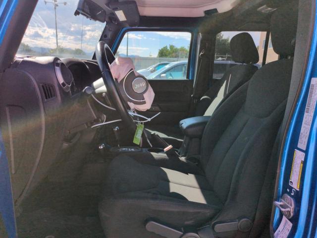 1C4BJWDG4GL133854 - 2016 JEEP WRANGLER U SPORT Կապույտ լուսանկար 7